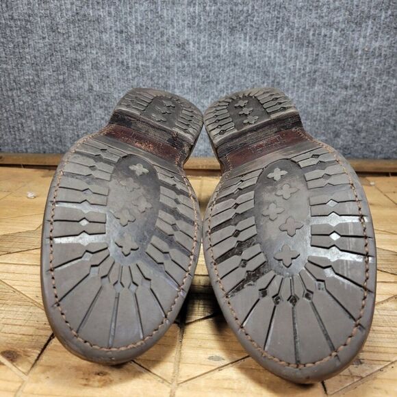 Mens Frye Brown Leather Soles Lace-Up Oxford Shoes US Men’s Size 8B Signature - Picture 10 of 12